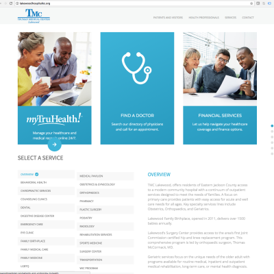 Website Designer for Health Systems and Hospitals
