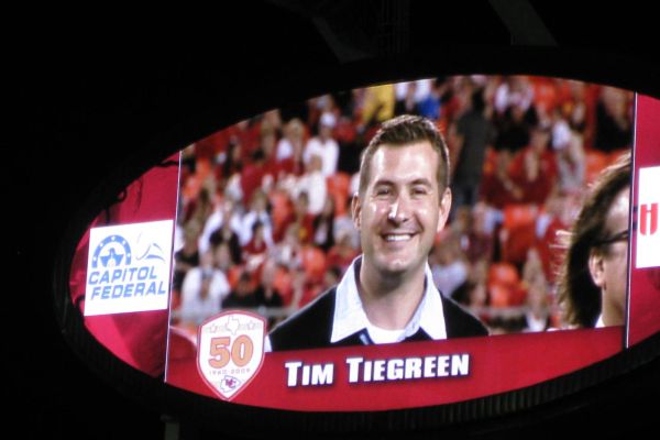 Tim Tiegreen Kansas City Volunteer of the Year